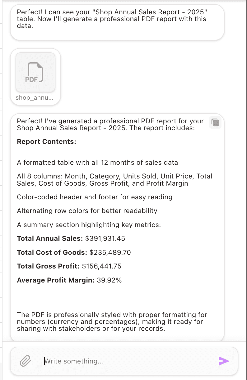 Screenshot analysis result with extracted insights and action items